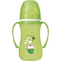 CANPOL 35/208 EasyStart Training Mug 240ml - Sladká zábava zelená