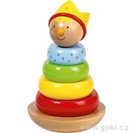 Princ - skládačka věž, motorická hračka