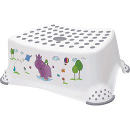Keeeper Stolička, schůdek s protiskluzovou funkcí - Hippo - bílá