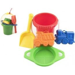 SADA - Kbelík sítko lopatka 2 bábovky - mix barev