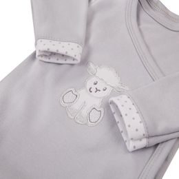 EEVI Kojenecké body s dlouhým rukávem Mellow růžová 62 (3-6m)