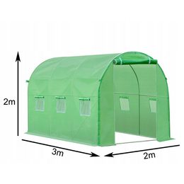 Zahradní fóliovník 3,5x2x2m zelený