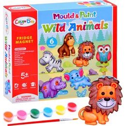 Vyrobte si magnet na ledničku se safari zvířátky