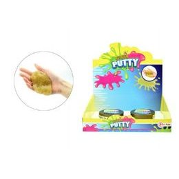 Hmota/modelína inteligentní zlatá glitter