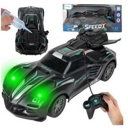 Autíčko na dálkové ovládání s kouřovým efektem Speed X 1:20 černé