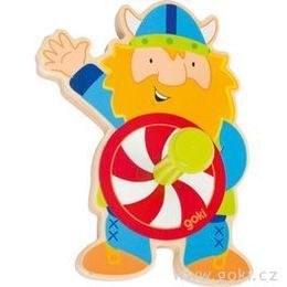Dřevěný věšáček - viking