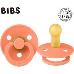 BIBS DE LUX - Silikonový dudlík, 0 - 36 m, vanilkový