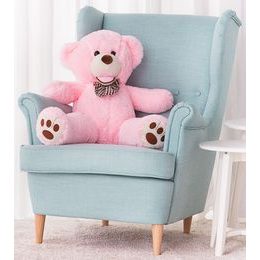 Plyšový medvěd Maty 90 cm růžový