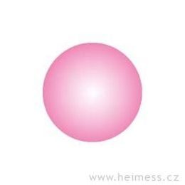 Růžová - zacvakávací korálek, polovina