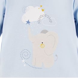 EEVI Kojenecké body s dlouhým rukávem Newborn bílá 56 (0-3m)