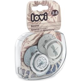 Lovi Dudlíky Lovi 3-6 m Botanic Boy - modrý, šedý