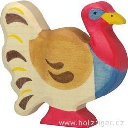 Krocan - vyřezávané zvíře ze dřeva