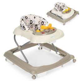 Ecotoys dětské vzdělávací chodítko - béžové