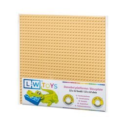 LW Toys Podložka na stavění 32x32 bodů - pleťová