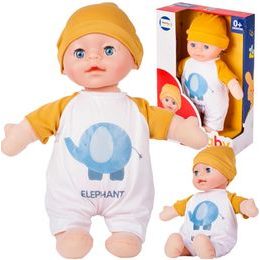 Plyšová mluvící panenka s oblečením Baby Elephant 30 cm