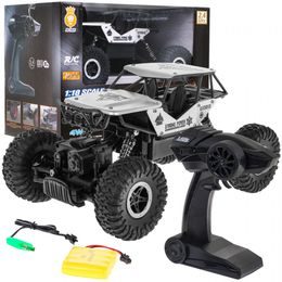 Auto na dálkové ovládání Monster Truck šedé 1:18