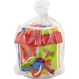 Skládanka pyramida s kroužky - mix 2 barvy