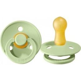 BIBS DE LUX - Silikonový dudlík, 0 - 36 m, vanilkový