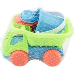 Auto na písek s doplňky - mix 2 barvy