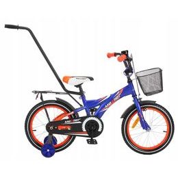 Mexller dětské kolo BMX 16" s vodící tyčí modrooranžové