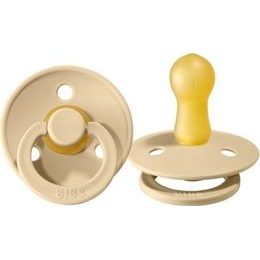 BIBS Dudlík z přírodního kaučuku 0m+ 1ks, vanilkový