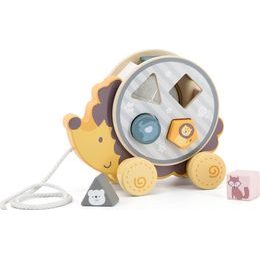 Viga Dřevěná tahačka a vkládačka - Ježek