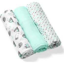 Akuku Dětská osuška s kapucí 100x100cm SOVIČKA ecru