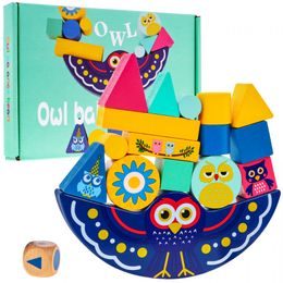 Dřevěná balancující sova pro děti Balance Owl