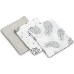 BABYONO Pleny mušelínové - Super soft 3 ks - růžové