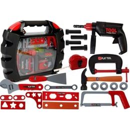 Dětská sada nářadí pro kutily v černém kufříku