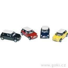 Mini Cooper se zpětným natahováním, měřítko 1:28