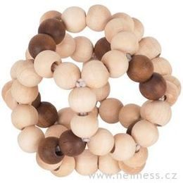 Elastický míč přírodní - hračka do ruky