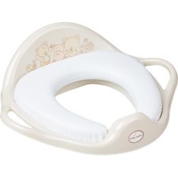 Dětské sedátko na WC měkké Medvídci béžové