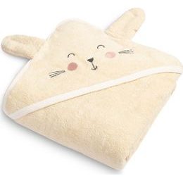 Dětská osuška s kapucí Králíček 90x90cm ecru