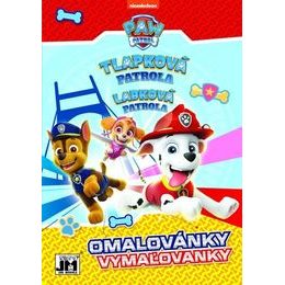 Foukací fixy 6ks Paw Patrol/Tlapková patrola se šablonami