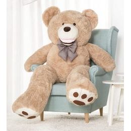 Plyšový medvěd Maty 160 cm béžový