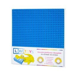 LW Toys Podložka na stavění 32x32 bodů - modrá