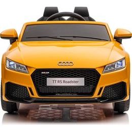 Elektrické auto Audi R8 Spyder žluté