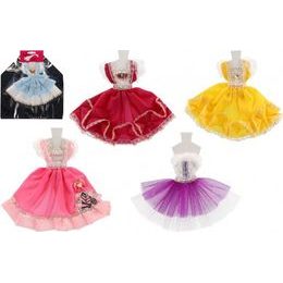 Šaty krátké na panenky - mix barev