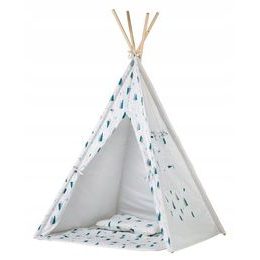 Ecotoys detský indiánsky stan teepee nebeský les