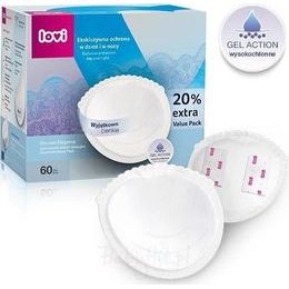 Lovi Lovi Jednorázové vložky do podprsenky, 60ks - Discreet Elegance - bílé, Lovi