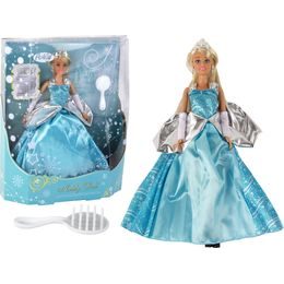 Panenka princezna Anlily v modrých šatech