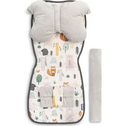 Sada podložky do kočárku deluxe lesní svět