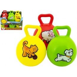 Chrastítko míč s úchytem, mix 3 barvy