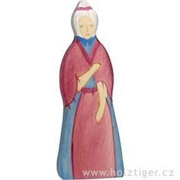 Babička - postavička ze dřeva