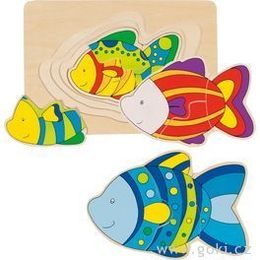 Vzdělávací sada pro batolata a měkké pyramidové kostky - medvídek