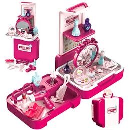 Dětský salón krásy v kufříčku Beauty Shop