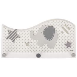 Dětský věšák ze dřeva Slon a hvězdy