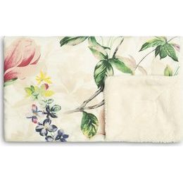 Dětská bambusová dečka - růžová se srdíčky