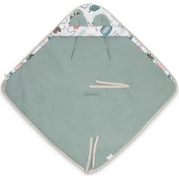 Sensillo Zavinovačka do autosedačky wafel boho pastelově růžová